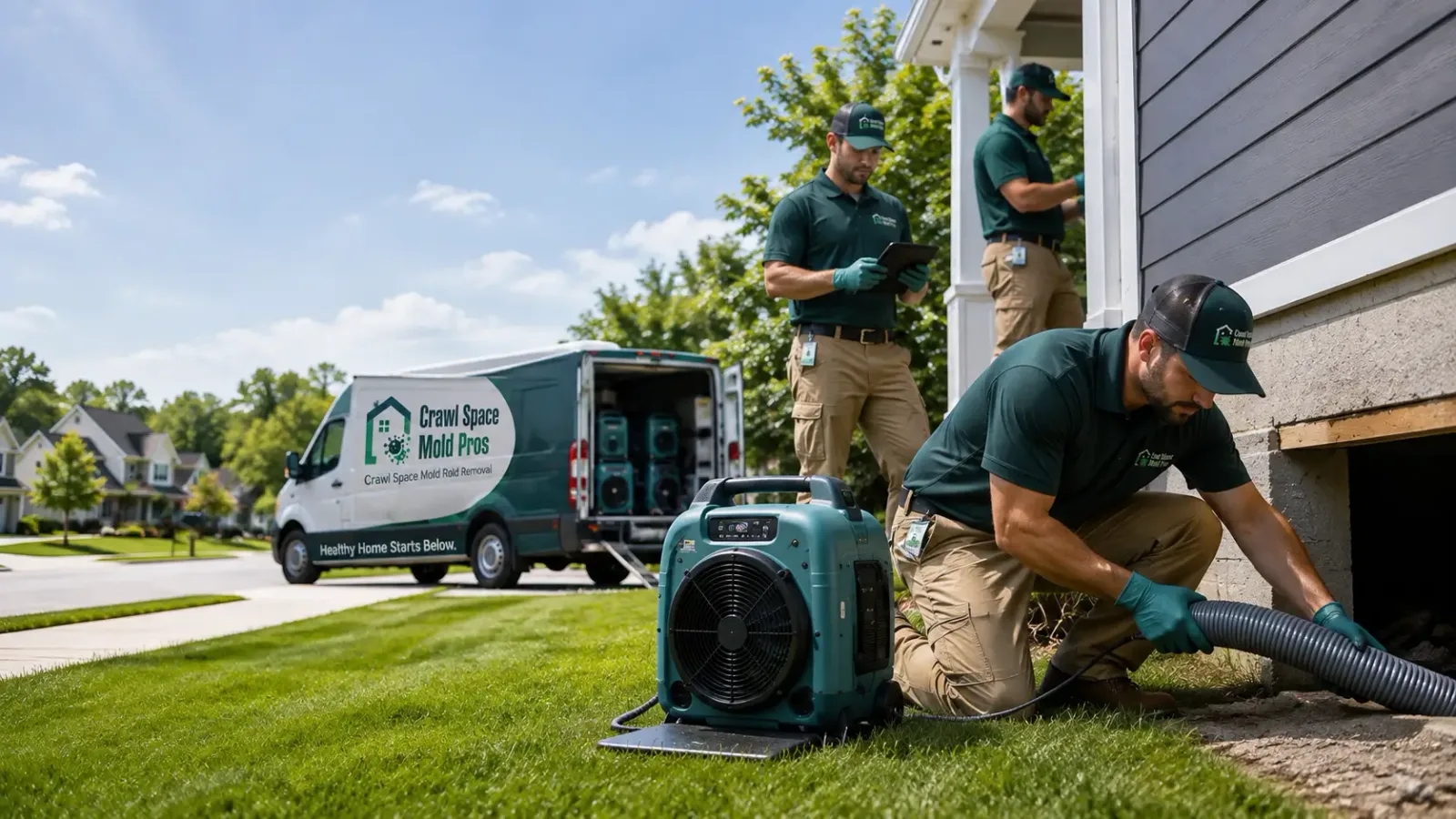 Crawl Space Mold Removal in Grayling, MI